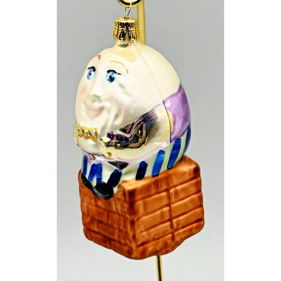 Old World Christmas Blown Glass Humpty Dumpty Wall Christmas Ornament 2001 - Picture 3 of 9